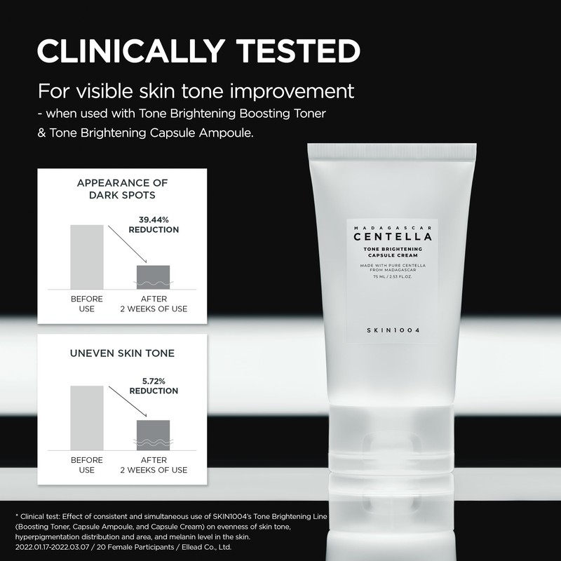 SKIN1004 Tone Brightening Capsule Cream 75ml / Tone-Brightening Capsule Cream