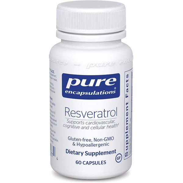 Pure Encapsulations Resveratrol | Supplement to Support Cardiovascular, Cognitive, and Cellular Health* | 60 Capsules