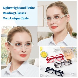 OCCI CHIARI Reading Glasses 3.5 Women Lady Reader Nerd Frame(1.0 1.25 1.5 1.75 2.0 2.25 2.5 2.75 3.0 3.5 4.0 5.0 6.0)