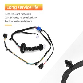 Anxingo 645-506 Rear Door Harness with Wiring Replacement for 2004-2010 Dodge Ram 1500 2500 3500 4500 5500, 56051694AA 56051931AA 56051931AB Door Harness