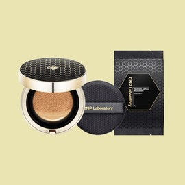 Anjumain CNP Tea & Park Propolis Ampoule in Cushion Foundation 15g + Refill 15g Set, No. 23, 1 set / CNP차앤박 프로폴리스 앰플 인 쿠션 파운데이션 15g + 리필 15g 세트, 23호, 1세트