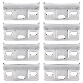 VooGenzek 8 PCS Kitchen Cabinet Brackets Carrier, Kitchen Cabinet Hanging Brackets, Cabinet Hanger Suspension, Cabinet Hanging Bracket Plates, for Wall Mounting Cupboards Hanger