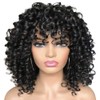Short Curly Afro Wigs for Black Women Curly Wig with