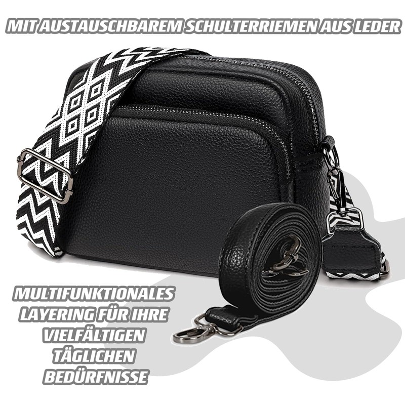 QUANMAITONG Small Shoulder Bag Women's Crossbody Bag Women's Leather Handbag