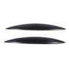 2pcs Carbon Fiber Headlight Eyebrows Left Right Glossy 3K Twill