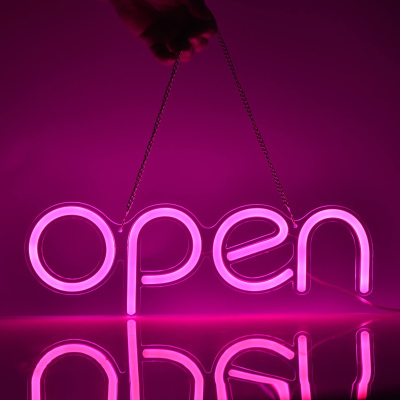 LED Open Sign,16x6 inch Open Signs for Business with Open
