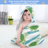 WELLDAY Cute Sea Turtle Baby Towel Ultra Soft Hooded Towels