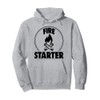 Fire Starter Tee Shirt Men Campfire Starter Pullover Hoodie