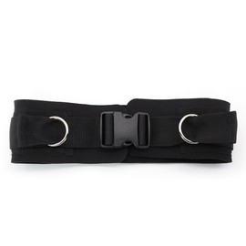 TONLOOEEL Adjustable Waist Belt Soft Neoprene Padded Belt with 2 Movable Rings for Cable Machines Fitness Exercise Speed Agility Resistance Training