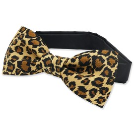 QUINTETTO Made in Japan Leopard Print Bow Tie Leopard Men's Women's Children Kids Stage Costume Recital 16 – 2068 – 302 -