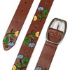 Lucky Brand Women's Embroidered Leather Belt | Stylish | Classic