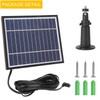 iTODOS Solar Panel for Arlo Pro, 11.8Ft Outdoor Power Charging