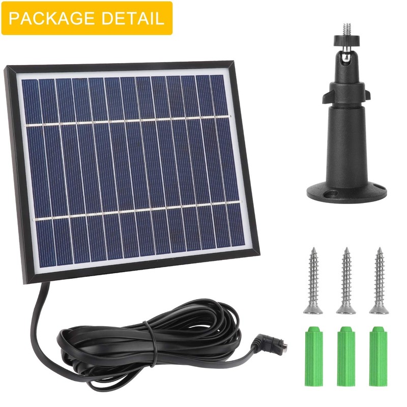 iTODOS Solar Panel for Arlo Pro, 11.8Ft Outdoor Power Charging