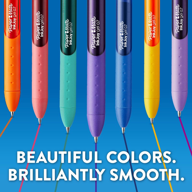 Paper Mate InkJoy Gel Pens, Assorted, Medium Point (0.7mm), 14