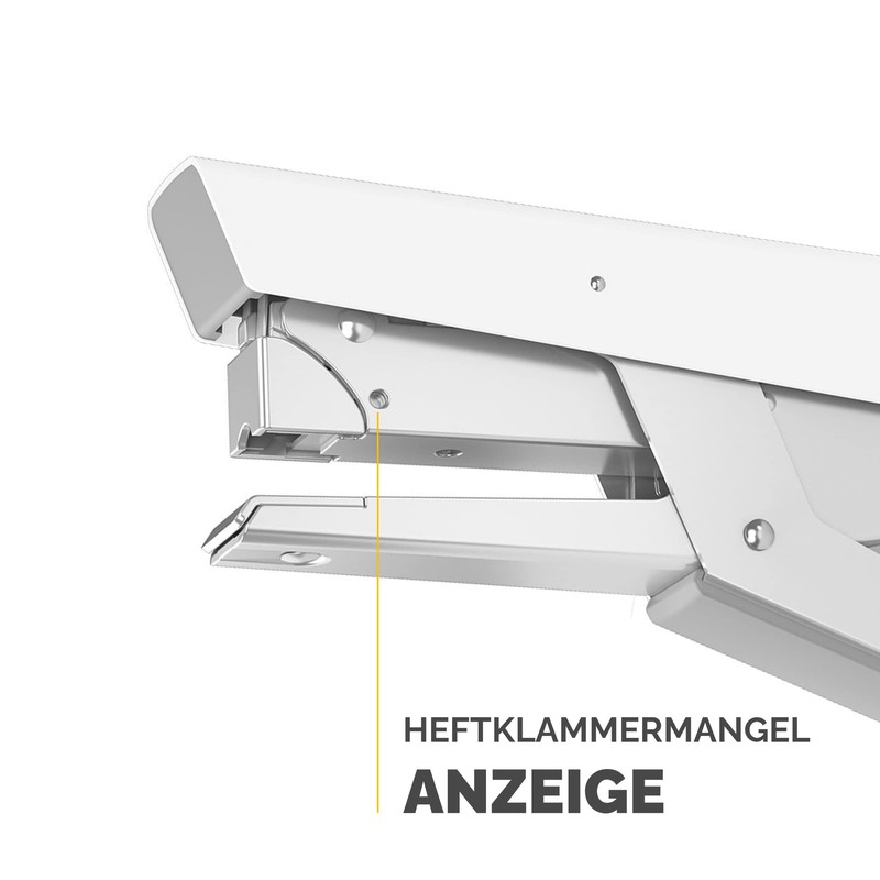Fellowes Metal Stapler LX890 No Staple Jam with Anti-Bacterial Protection