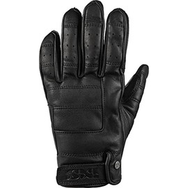 IXS Motorcycle Gloves Long Motorcycle Gloves Classic LD Glove Cruiser Black XL Men's Tourer All Year Round Leather