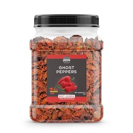 Birch & Meadow 100 Count of Ghost Chile Pepper Pods, Extremely Hot, 1,000,000 SHU