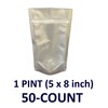 Pleasant Grove Farm 7 Mil Clear Front Mylar Bags Stand