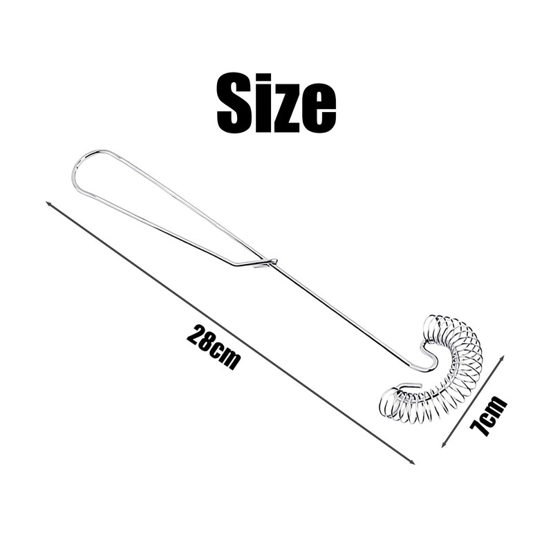1 Piece Stainless Steel Egg Beater, Spiral Whisk, Mini Egg