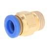 GLOGLOW Air Quick Connector, Brass Pneumatic Quick Connector Air Fittings