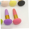 PACKOVE Foundation Powder Puff Sponge with Handle for Easy Blending