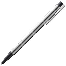 Lamy Lamy logo matt black Kugelschreiber - zeitloser Kuli in einem eleganten & robusten Gehäuse aus Edelstahl – inkl. Großraummine M 16 in Strichbreite M in schwarz