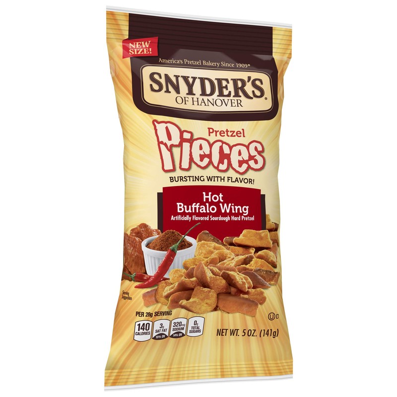 Snyder's of Hanover Pretzel Pieces, Hot Buffalo Wing, 5 Ounce