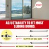 SECURITYMAN Sliding Door Security Bar-Child Proof Sliding Door Lock Bar