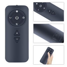TCNOUMT Replacement Remote Control Suitable for U ULTTY Bladeless Tower Fan and Air Purifier in One, Timer, Black