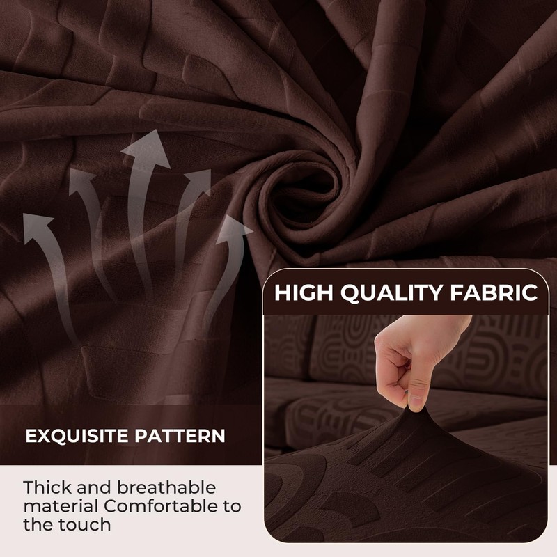 Couch Cushion Covers for Sectional Sofa Seat Cushion Cover Stretch