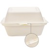 Peohud 100 Pack Compostable Clamshell Take Out Food Containers, 6