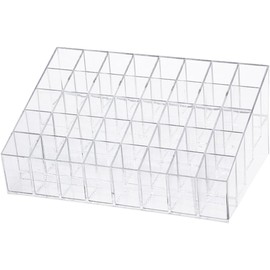 Beaupretty Soporte Transparente Para Labiales 40 Ranuras Organizador De Maquillaje Gloss Y Esmaltes Para Almacenamiento Ordenado Y Uso Diario