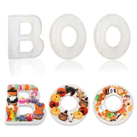 3pcs The Letters ONE Wooden Charcuterie Board, 12 Inch Larger 1st Birthday Food Trays, Fillable The Letters Shaped Serving Platter for Food Snack Dessert, Perfect for Birthday Party