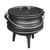 Cuisiland 3.2QT Cast Iron Potjie Cauldron Pot with Lid &