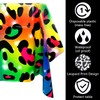 LSJDEER 4 Pack Rainbow Cheetah Party Tablecloth - Rainbow Leopard