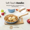 GoodCook Healthy Ceramic Titanium-Infused 2 Quart Saucepan with Lid, Light
