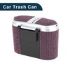 TUCKBOLD Car Trash Can Portable Car Door Trash Bin Pink
