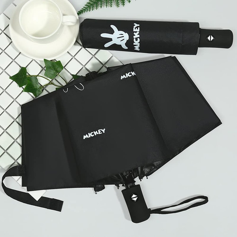 Finex Mickey Hands Pattern - Black - Travel Compact Auto