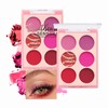 Pink Eyeshadow Palette, Pink Make-Up Palettes Shimmer Eye Shadow, Highly