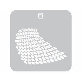 Vallejo Stencils ST-SF003 Distorted Honeycomb