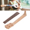 Ukulele Fretboard Neck Set Rosewood Okoume Wood Fingerboard Replacement for