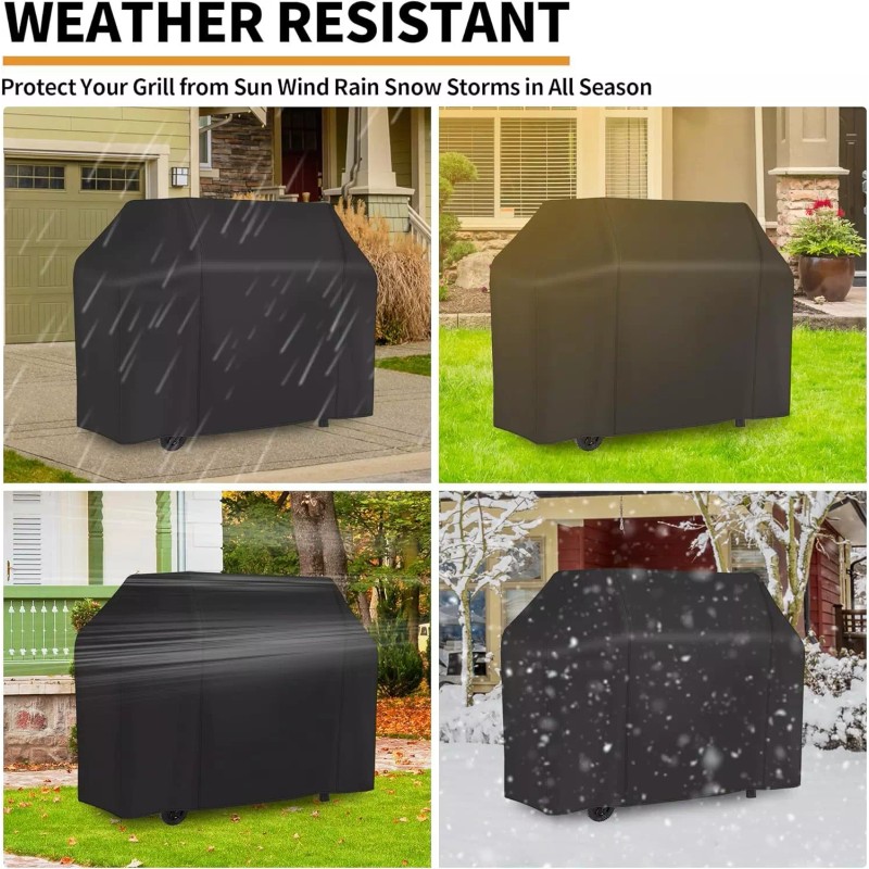 NEXCOVER 58 inch Heavy Duty BBQ Grill Cover Waterproof UV
