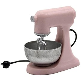 Dollhouse Mixer 1:12 Scale Modern Miniature Kitchen Accessory Pink