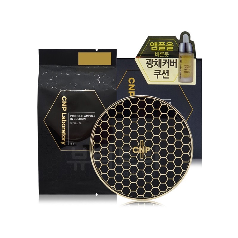 CNP Propolis Ampoule in Cushion Main Product + Refill No.