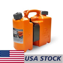 Holzfforma US-Holzfforma 5L Capacity Fuel Oil Canister Combo For Stihl Chainsaws Orange