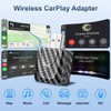 GuKKK Wireless Android Car and Carplay Wireless Adapter, 2 in