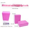 Yoga Blocks Set of 2 with 12 Loop Stretch Band