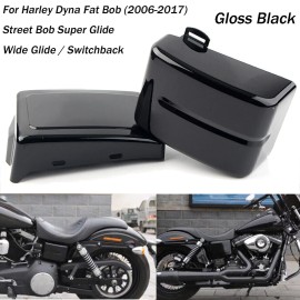 Unbranded Battery Side Covers For Harley Dyna Fat Bob 2006-17 Super Wide Glide Switchback