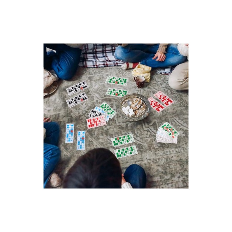 Totority Juego de lotería rusa Juego de tarjetas de bingo