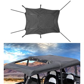 Goldfire RZR Soft Top Roof Convertible RZR Canvas Roof Top Sunroof Fits for 2015-2019 Polaris RZR 4 900/XP 4 1000/Turbo Accessories(4 Seater)
